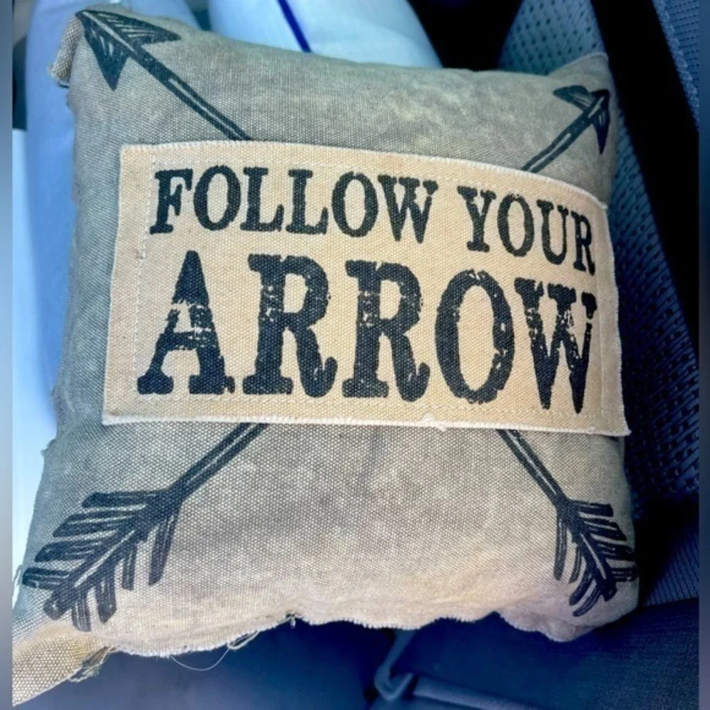 Small Primitive pillow 8x8